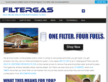 Tablet Screenshot of filtergas.com